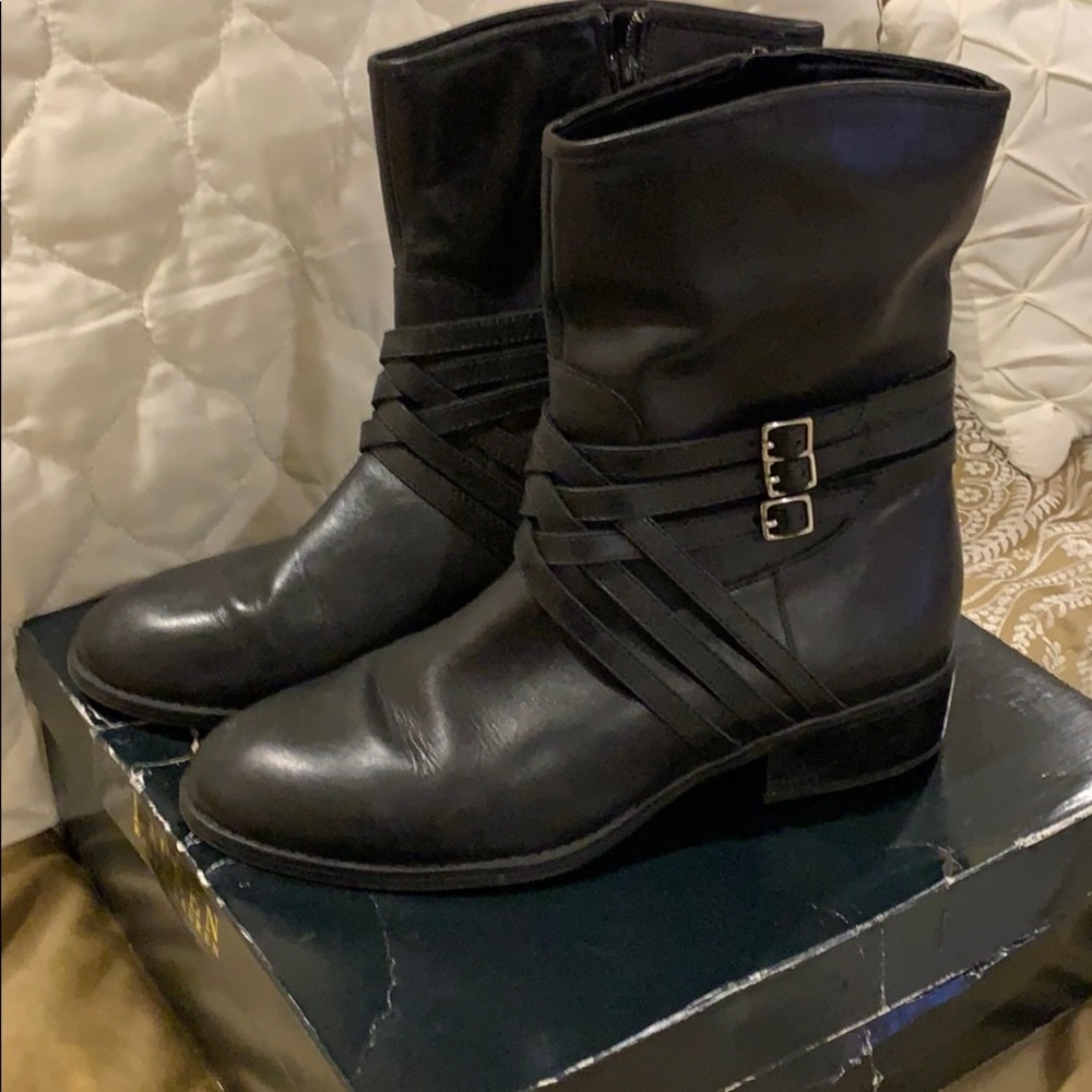 Ralph Lauren Black Boots